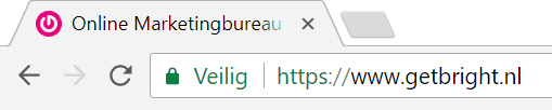 website met veilige https verbinding
