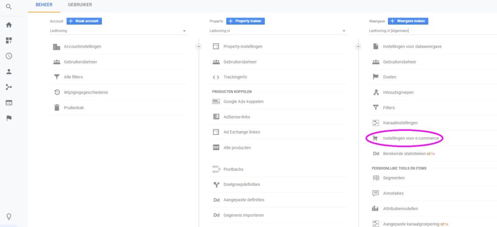Google-analytics-e-commerce