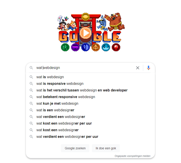 google zoekopdracht