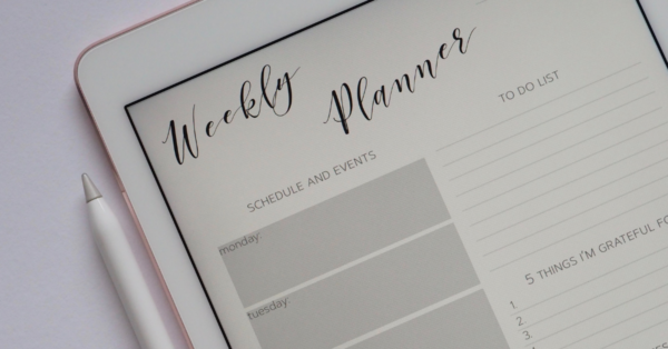 ipad planner template